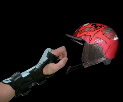 Bundle wristguard en helmet