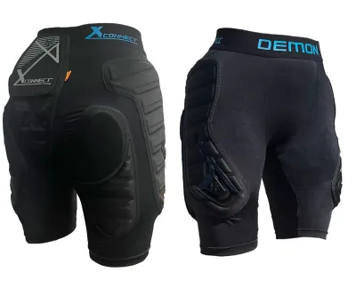 Side View of Demon FlexForce X D3O V5 Women\'s Protective Shorts