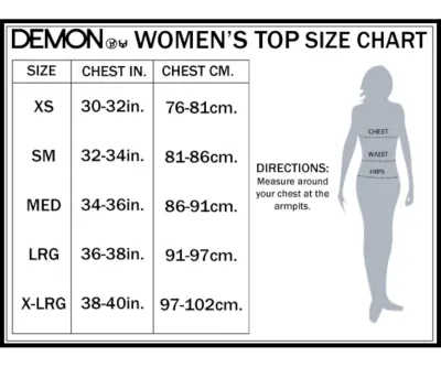 Demon FlexForce X D30-XRD V6 Womens Top Small