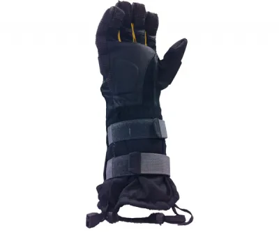Snowboard Handschuhe 1 Handgelenkschützer Schwarz-Gelb