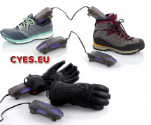 dries wet shoes and gloves withi...